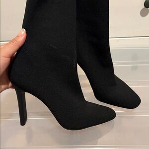 Aldo Black Heeled Boots for Women